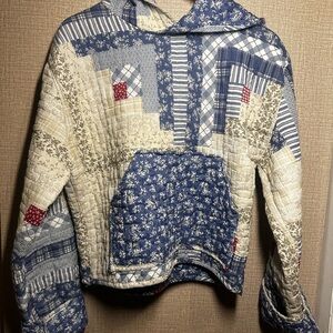 Handmade quilt hoodie
